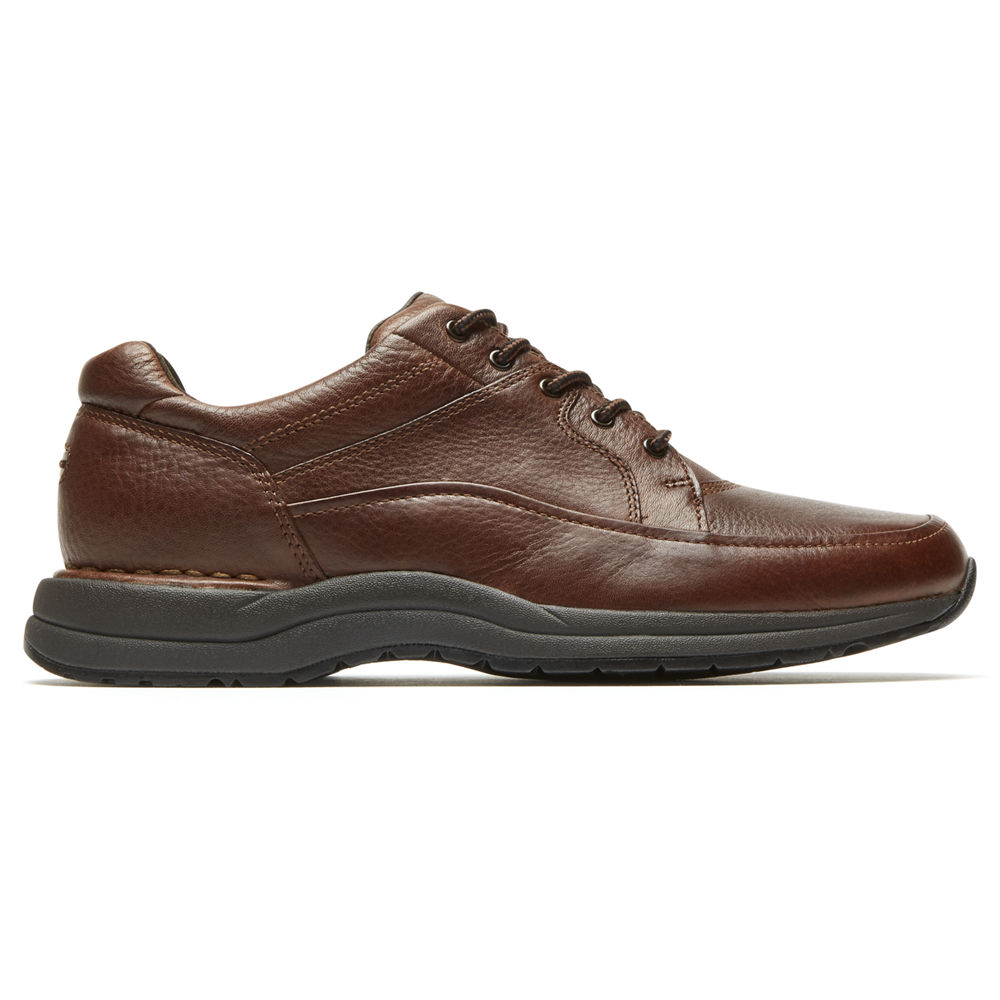 Rockport Singapore Mens Lace Up - Edge Hill 2 Lace-to-Toe Brown - XP8015932